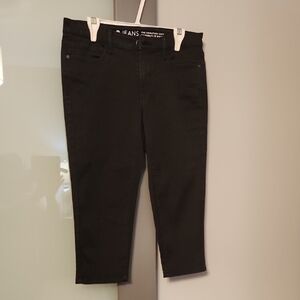 Reitmans Black Soft Denim Capris
